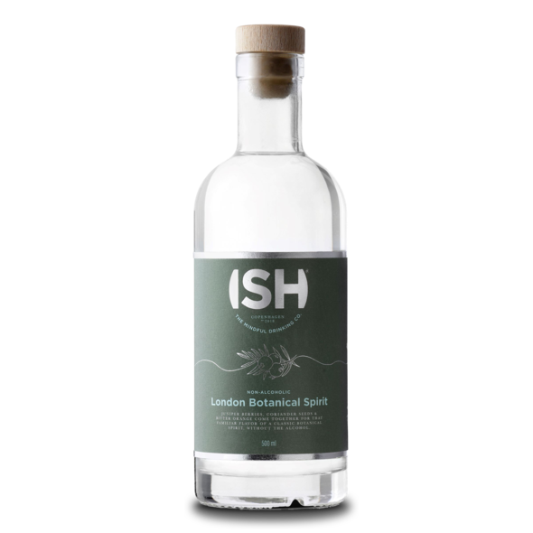 ISH London Botanical Spirit Alkoholfri Gin, 50 cl, ISH Spirits