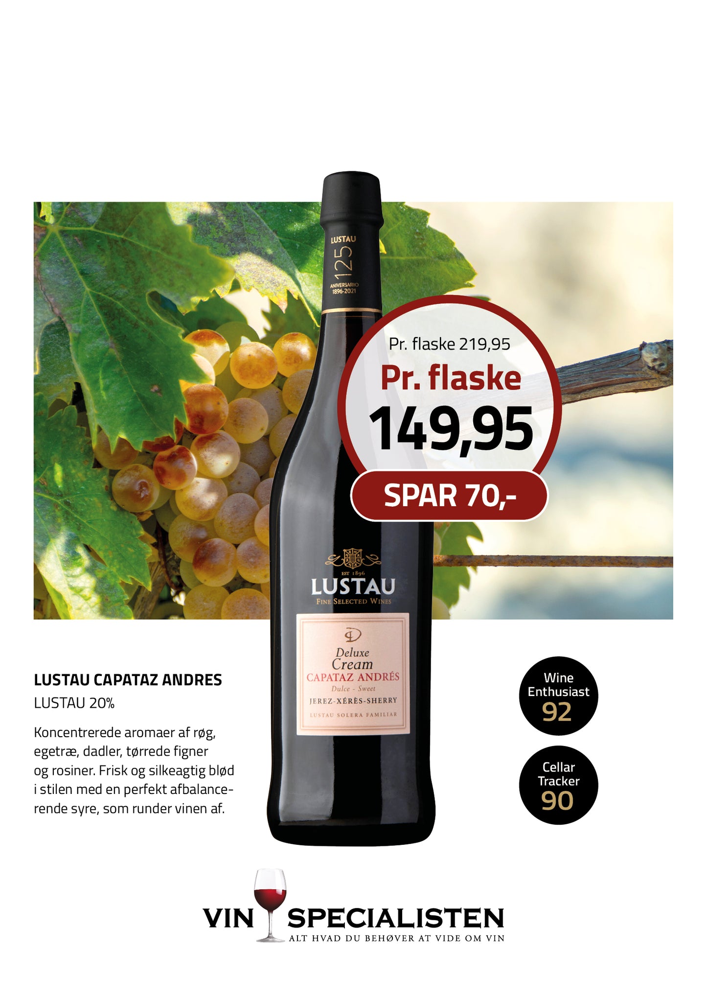 Lustau Capataz Andres 20%, 75 cl, Lustau