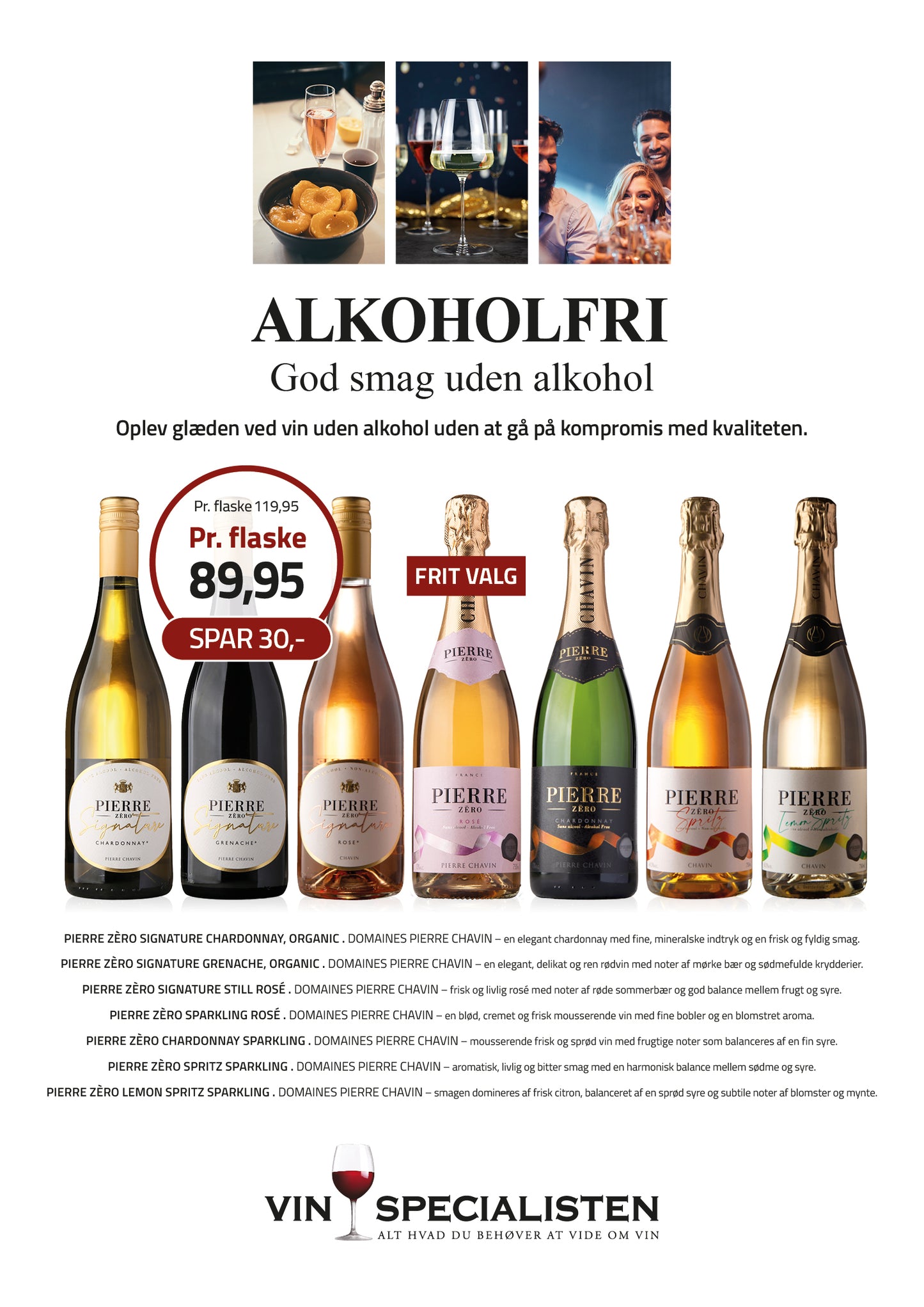Pierre Zero Sparkling Rosé - Alkoholfri, Domaines Pierre Chavin