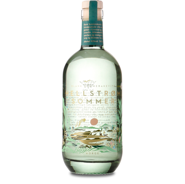 Hellstrøm Sommeraquavit 40%, 50 cl, Hellstrøm