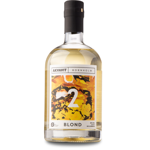 Snaps Bornholm Øko Akvavit Blond 40%, 50 cl, Snaps Bornholm