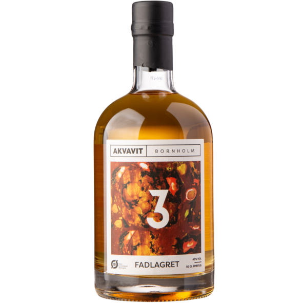 Snaps Bornholm No. 3 Fadlagret Akvavit, 40%, 50 cl, Snaps Bornholm