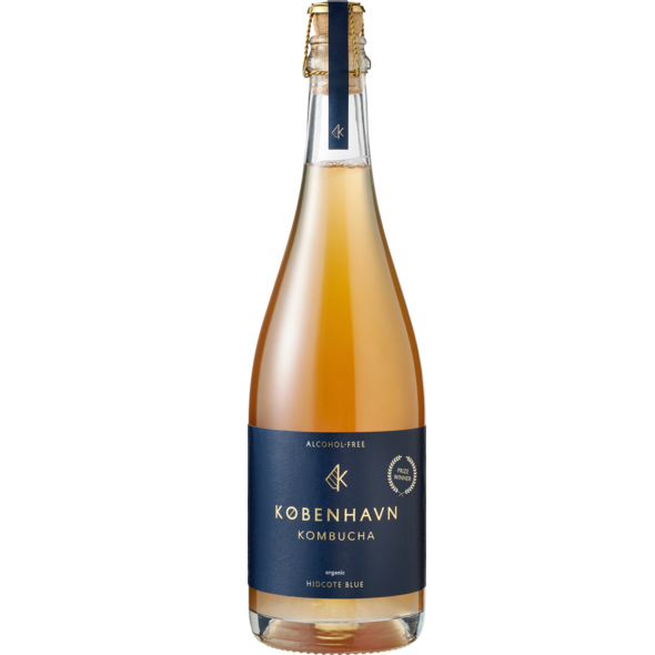 Hidcote Blue Non Alcoholic Organic, 75 cl, København Kombucha