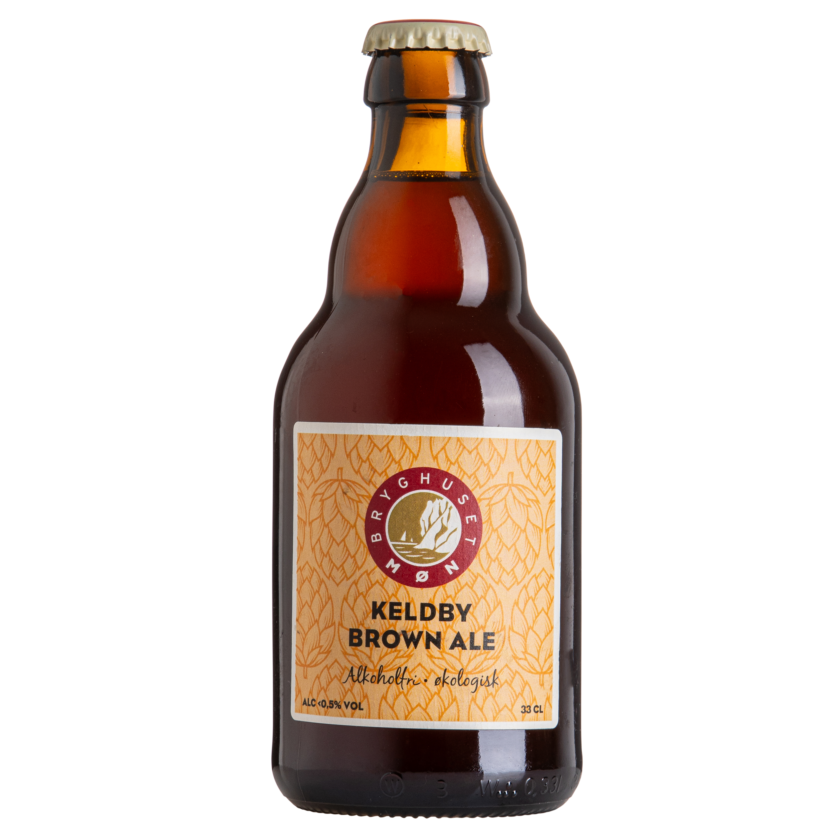Bryghuset Møn - Keldby Brown Ale, økologisk <0,5% 33 cl.