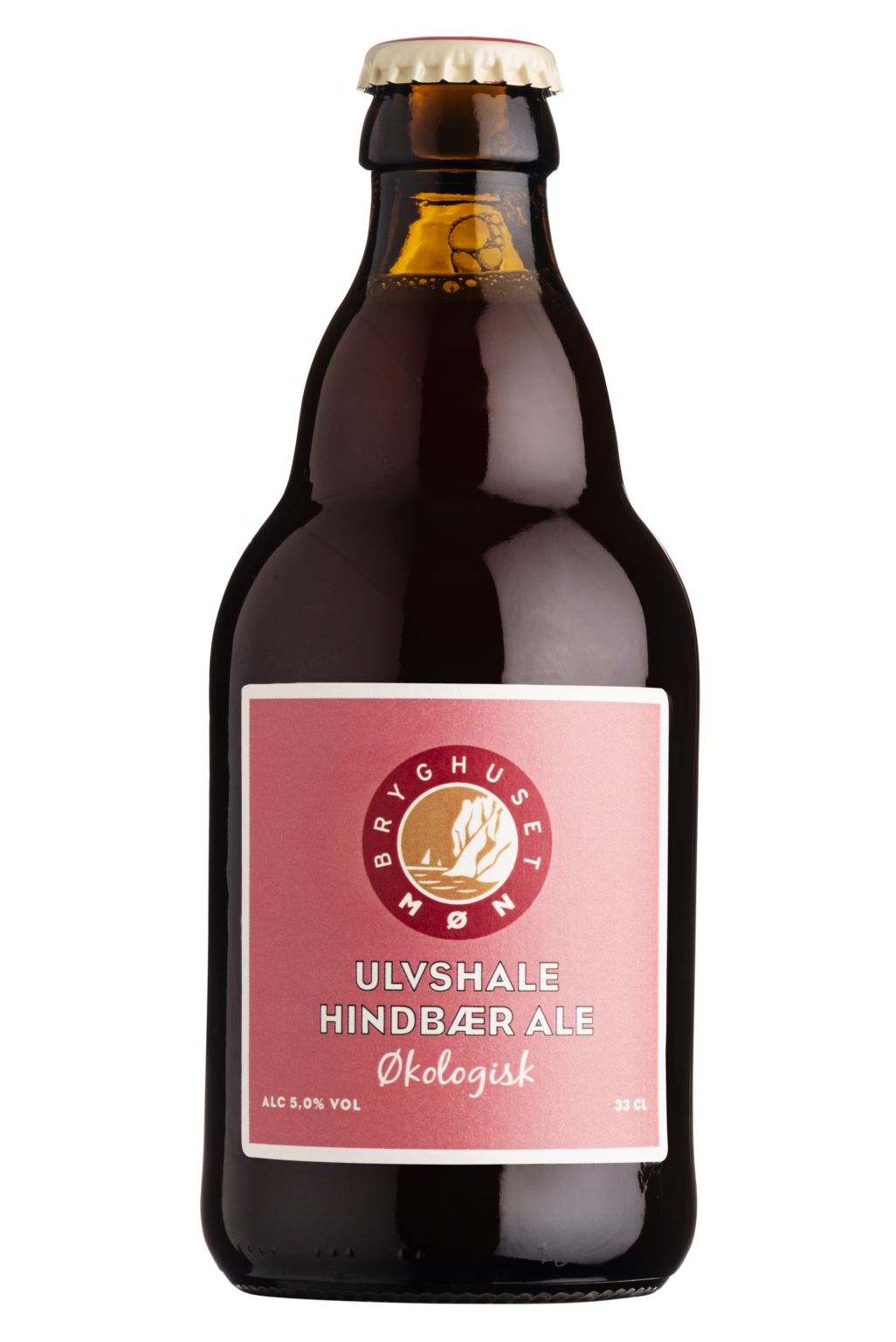 Bryghuset Møn - Ulvshale Hindbær Ale Økologisk 33cl