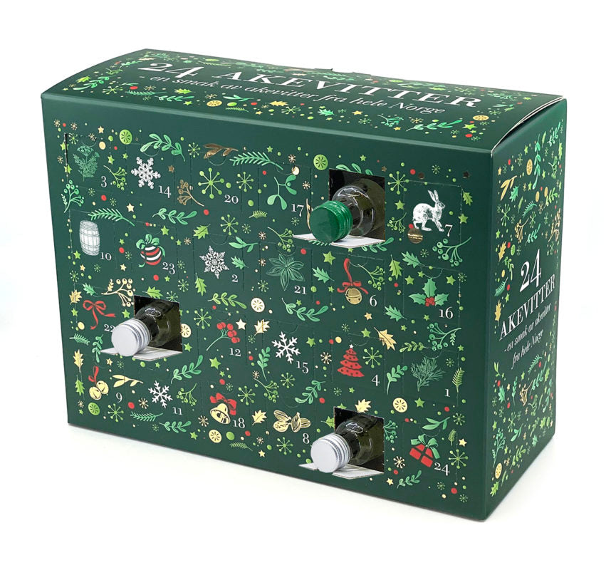Akvavit/snaps Julekalender 40% 24x 2cL