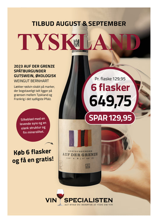 2023 "Auf der Grenze" Spätburgunder Organic, Gutswein, Weingut Bernhart