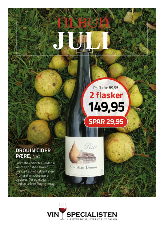 Drouin Cider Pære 4,5%, 70 cl