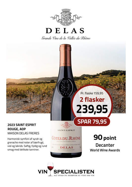 2023 Saint Esprit Rouge, AOP, Maison Delas Freres