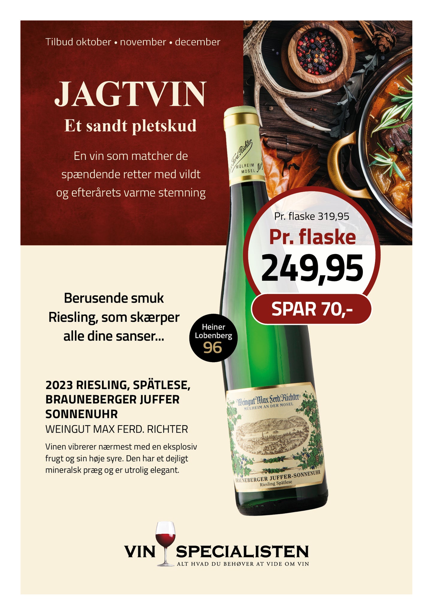 2023 Riesling, Spätlese, Brauneberger Juffer Sonnenuhr, Weingut Max Ferd. Richter