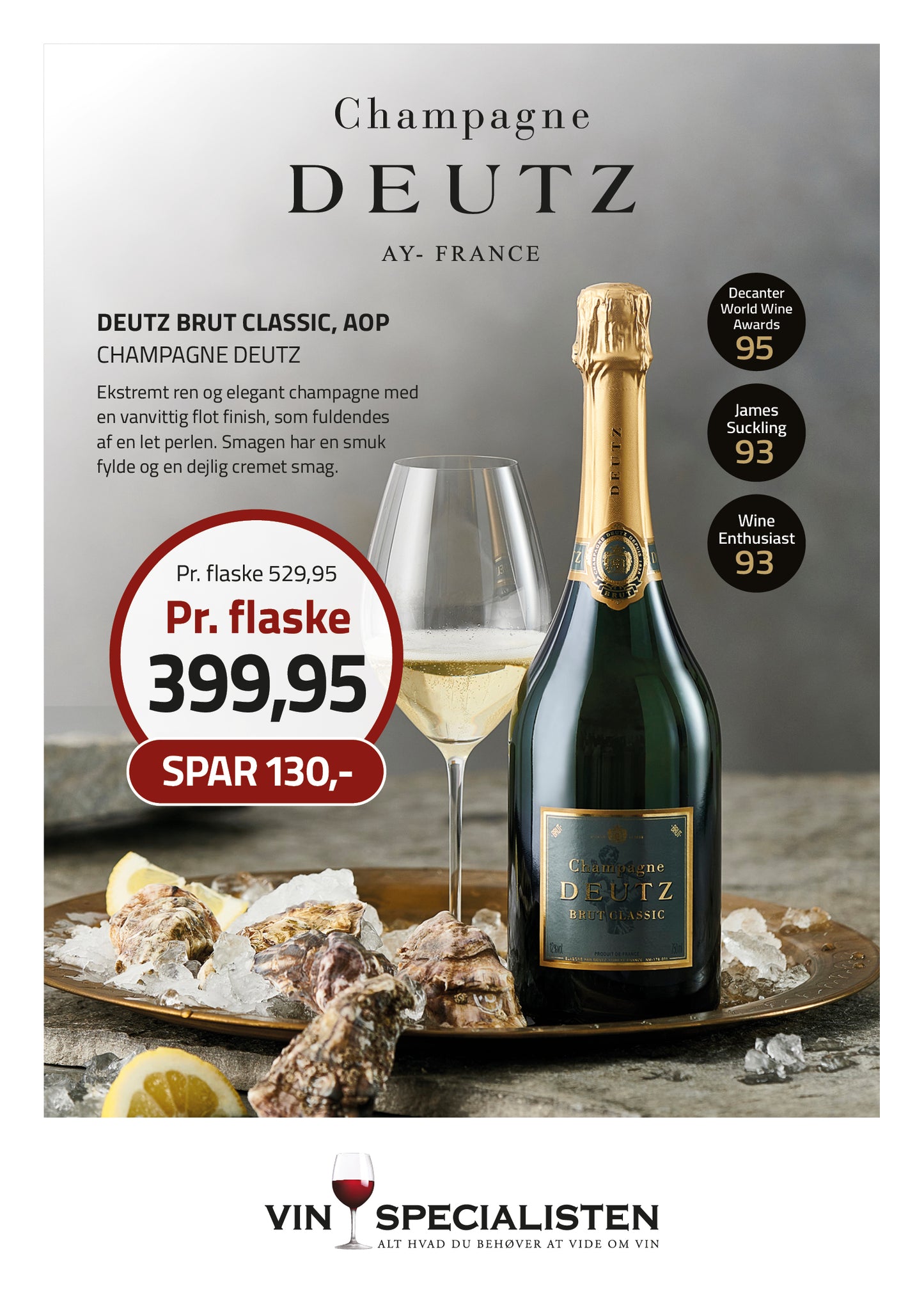Deutz Brut Classic, AOP, Champagne Deutz