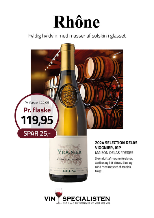 2023 Selection Delas Viognier, IGP, Maison Delas Freres
