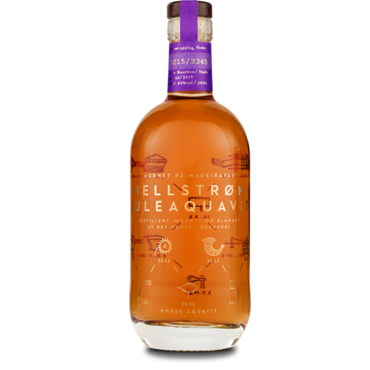Hellstrøm Juleaquavit 40%, 50 cl, Hellstrøm