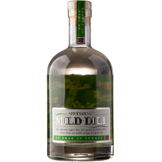 Arvesølvet Mild Dill 40%, 50 cl, Det Norske Brenneri