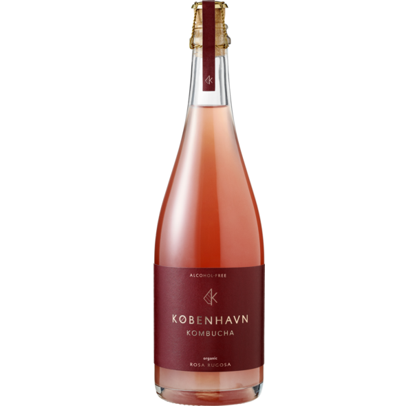 Rosa Rugosa Non Alcoholic Organic, 75 cl, København Kombucha
