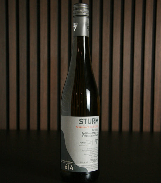 Sturm Riesling Spätlese trocken RESERVE “Steinbruch” 2018
