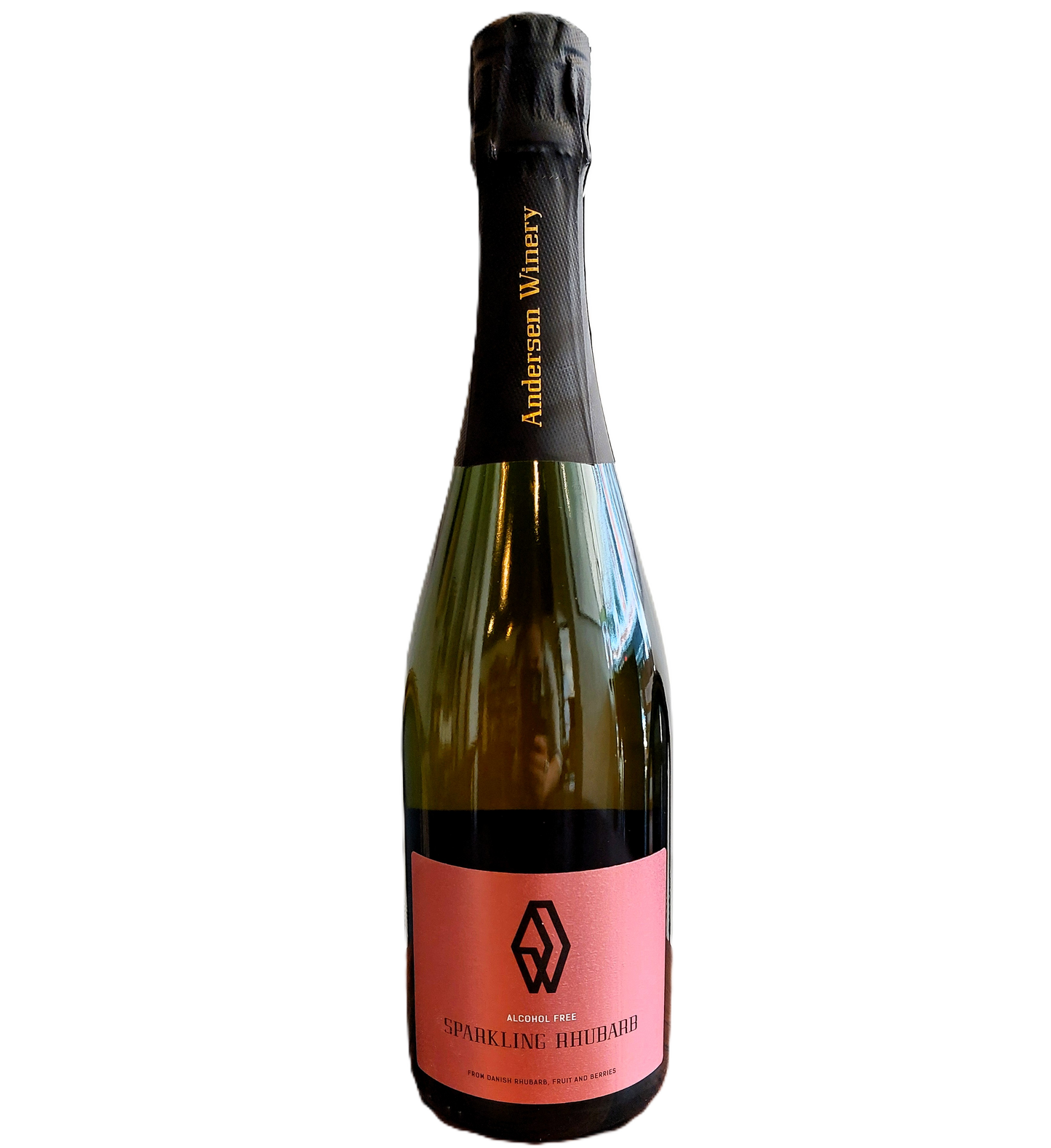 Sparkling Rhubarb - alcohol free 0,3 %, Andersen Winery