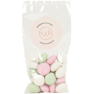 70g  Pebermyntelinser